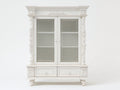 Vetrina - Legno - 118x46x205 cm - Bianco avorio - Classico