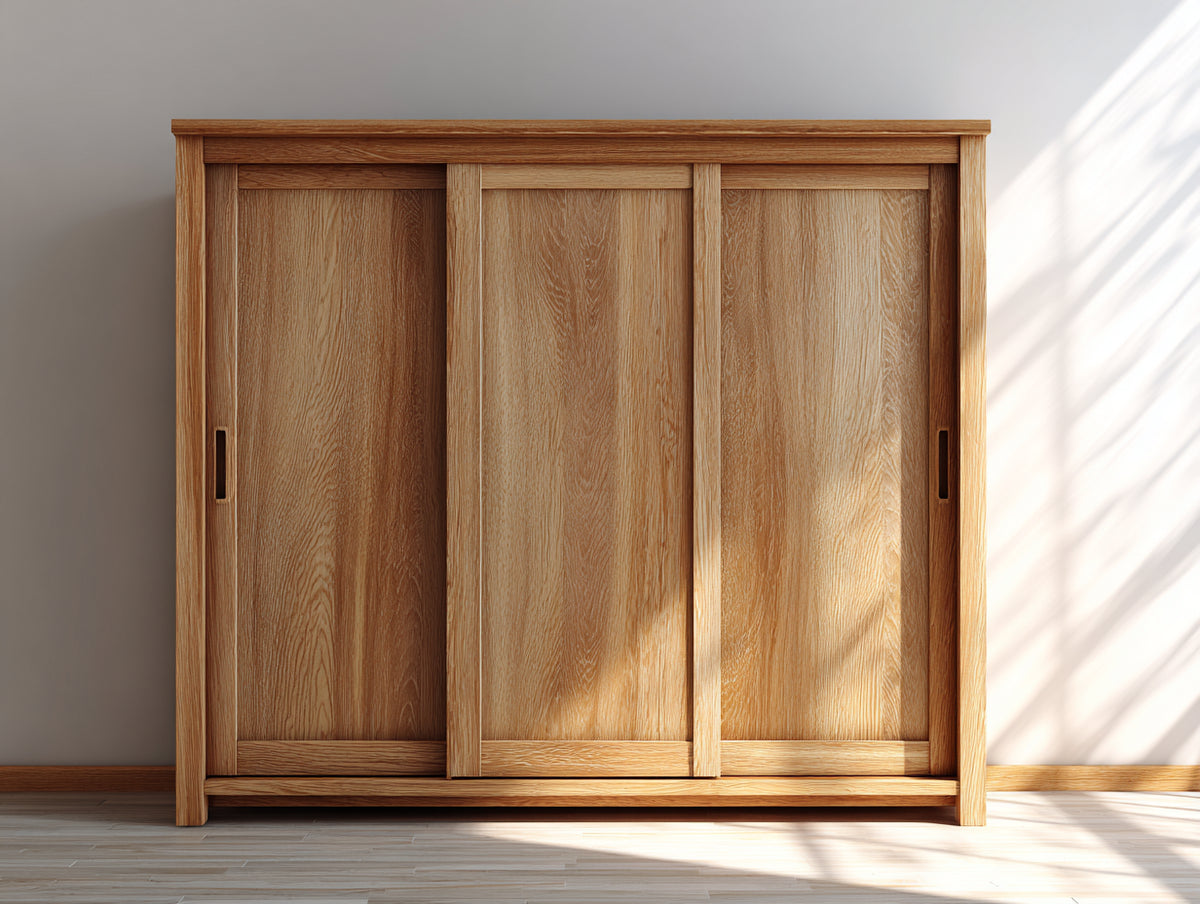 Armadio - Quercia - 180x60x200 cm - Rovere naturale - Stile rustico moderno